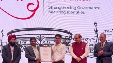 आधार सेवाओं में उत्कृष्टता के लिए छत्तीसगढ़ को राष्ट्रीय सम्मान