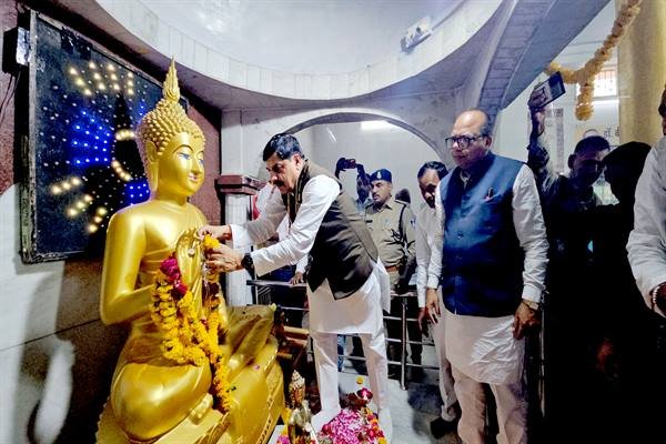 भगवान बुद्ध के आदर्शों का अनुसरण करने वाला एकमात्र देश है भारत : मुख्यमंत्री डॉ. यादव