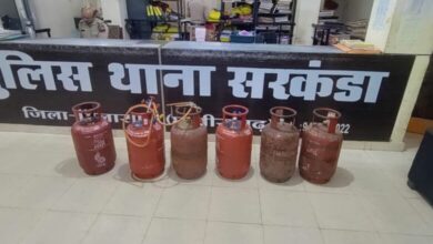 अवैध गैस सिलेन्डर रिफिलिंग करने वाले 2 आरोपी गिरफ्तार