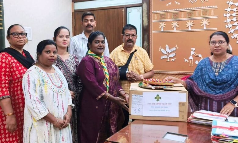 सूनी नहीं रहेगी सैनिक भाइयों की कलाई, छत्तीसगढ़ के बहनों स्काउट गाइड की छात्राओं ने भेजी राखियां