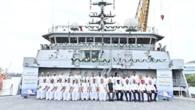 प्रथम स्वदेशी गोताखोरी सहायता पोत ‘निस्तार’ भारतीय नौसेना को सौंपा प्रथम स्वदेशी गोताखोरी सहायता पोत ‘निस्तार’ भारतीय नौसेना को सौंपा