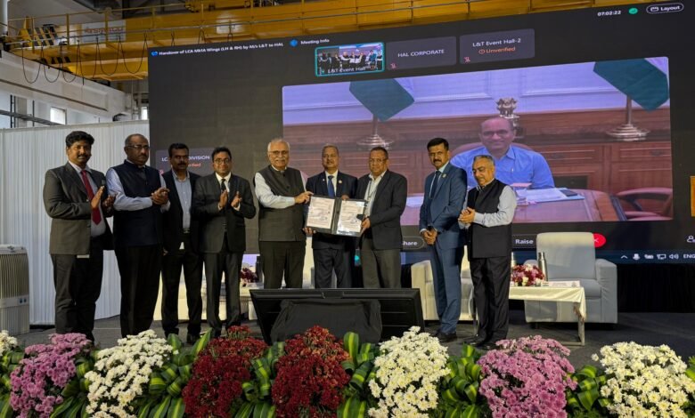 एचएएल को एलएंडटी से हल्के लड़ाकू विमान एमके1ए के लिए विंग असेंबली का पहला सेट मिला