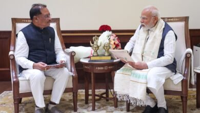 प्रधानमंत्री श्री नरेंद्र मोदी से मिले मुख्यमंत्री श्री विष्णुदेव साय – छत्तीसगढ़ के विकास को मिली नई रफ्तार प्रधानमंत्री श्री नरेंद्र मोदी से मिले मुख्यमंत्री श्री विष्णुदेव साय – छत्तीसगढ़ के विकास को मिली नई रफ्तार