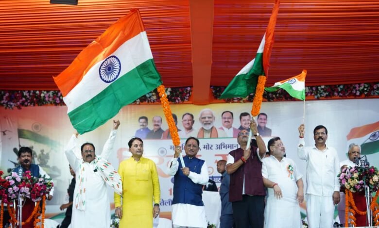 मुख्यमंत्री श्री विष्णु देव साय का आह्वान – हर घर तिरंगा से गूंजे छत्तीसगढ़