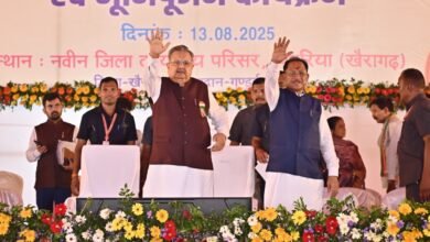मुख्यमंत्री श्री विष्णुदेव साय का संकल्प – विकास का अधूरा सपना अब होगा पूरा, खैरागढ़-छुईखदान-गंडई जिले में अधोसंरचना विकास को मिलेगी नई रफ्तार