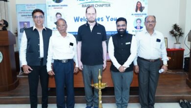 ISHRAE रायपुर चैप्टर का पदभार ग्रहण, सिद्धांत शर्मा पुनः बने अध्यक्ष