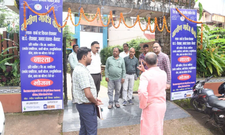 मैनपाट में राज्य का पहला ग्रामीण गार्बेज कैफे