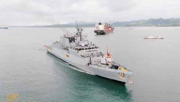 भारतीय नौसेना जहाज कदमत्त सुवा, फिजी पहुंचा