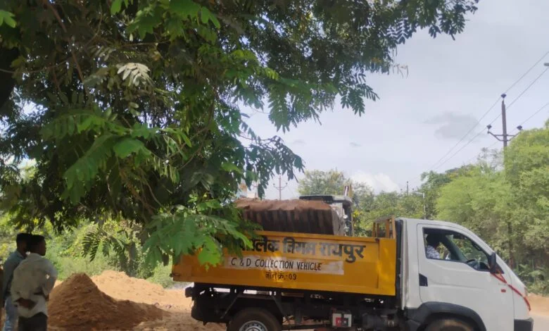 दलदलसिवनी में 7 गाड़ी भवन निर्माण सामग्रियां जब्त