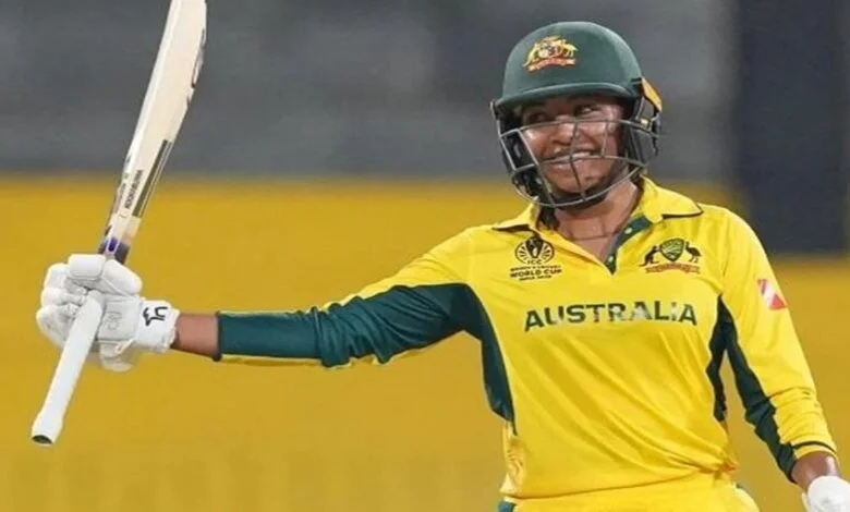 ICC वुमेंस वर्ल्ड कप 2025: बेथ मूनी और अलाना किंग ने रचा इतिहास, 9वें विकेट के लिए बनाया विश्व रिकॉर्ड ICC वुमेंस वर्ल्ड कप 2025: बेथ मूनी और अलाना किंग ने रचा इतिहास, 9वें विकेट के लिए बनाया विश्व रिकॉर्ड