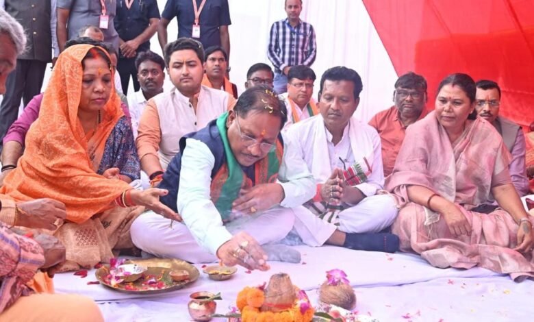 मुख्यमंत्री श्री विष्णुदेव साय ने जशपुर जिले के फरसाबहार  में 40.89 करोड़ के 13 कार्यों का किया लोकार्पण एवं भूमिपूजन