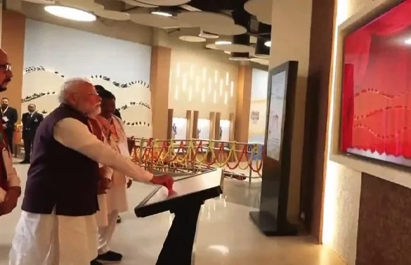 पीएम मोदी ने किया जनजातीय स्वतंत्रता सेनानी संग्रहालय का उद्घाटन पीएम मोदी ने किया जनजातीय स्वतंत्रता सेनानी संग्रहालय का उद्घाटन
