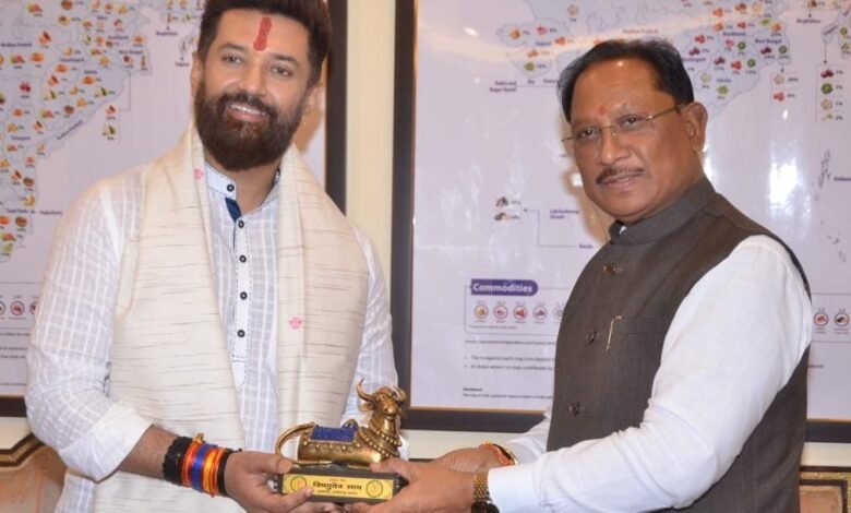 मुख्यमंत्री श्री विष्णुदेव साय की केंद्रीय मंत्री श्री चिराग पासवान के साथ अहम मुलाकात, राज्य में खाद्य प्रसंस्करण को मिलेगी नई दिशा