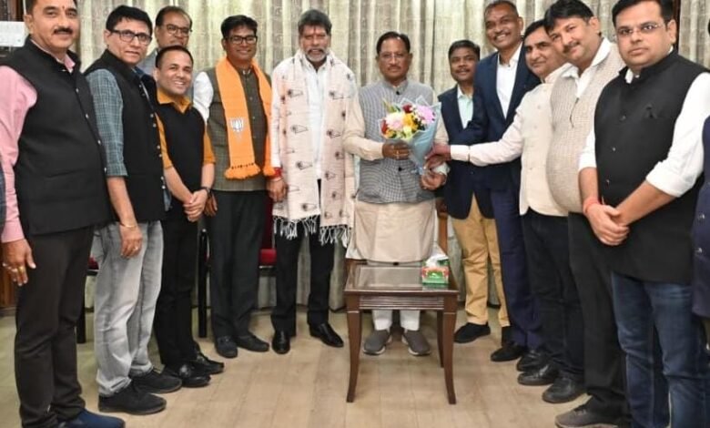 मुख्यमंत्री श्री साय से क्रेडाई और रियल एस्टेट के प्रतिनिधिमंडल ने सौजन्य मुलाकात की