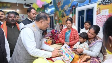 मुख्यमंत्री श्री विष्णुदेव साय ने फरसाबहार, कुनकुरी और मनोरा में पोषण पुनर्वास केन्द्र का किया शुभारंभ