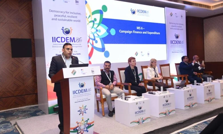 IICDEM–2026 में ECINET डिजिटल प्लेटफॉर्म का शुभारंभ