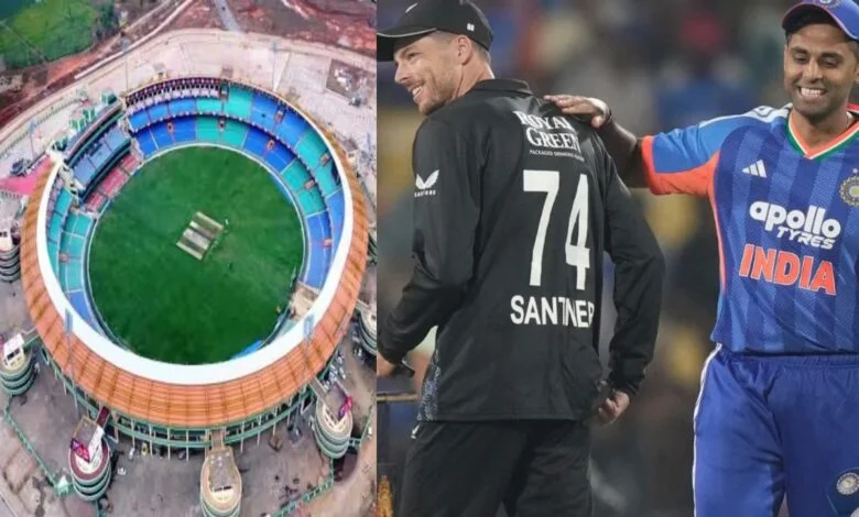 भारत-न्यूजीलैंड टी-20 सीरीज का दूसरा मुकाबला आज रायपुर में, चौकों-छक्कों की बरसात के आसार भारत-न्यूजीलैंड टी-20 सीरीज का दूसरा मुकाबला आज रायपुर में, चौकों-छक्कों की बरसात के आसार