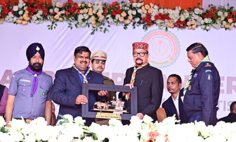 राज्यपाल श्री रमेन डेका ने प्रथम राष्ट्रीय रोवर-रेंजर जंबूरी का किया शुभारंभ