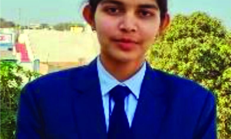 प्रथम चरण में महासमुंद की बेटी कु. सृष्टि साहू का हुआ चयन