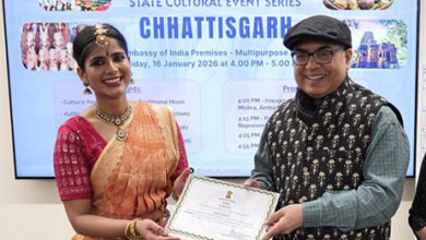 छत्तीसगढ़ की कला आयरलैंड तक पहुँची: डबलिन में छत्तीसगढ़ की लोकसंस्कृति की गूंज छत्तीसगढ़ की कला आयरलैंड तक पहुँची: डबलिन में छत्तीसगढ़ की लोकसंस्कृति की गूंज