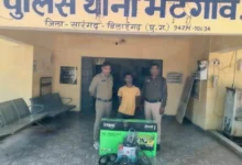 इलेक्ट्रॉनिक दुकान में चोरी के बाद लगाई आग, आरोपी गिरफ्तार