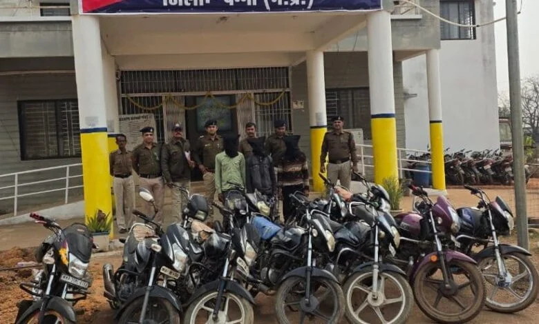 मध्यप्रदेश पुलिस का वाहन चोरों पर व्यापक प्रहार, प्रदेशभर से 53 दोपहिया वाहन बरामद