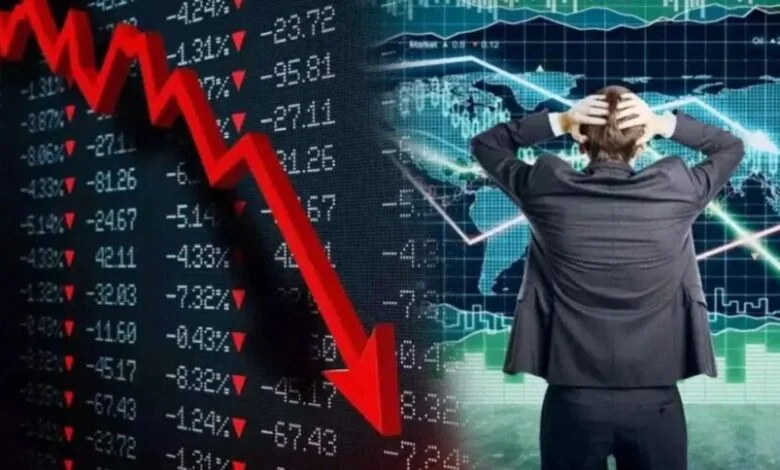 शेयर बाजार में हाहाकार, सेंसेक्स 2300 अंक लुढ़का