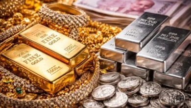 सोने- चांदी के कीमतों में गिरावट, जानें दाम