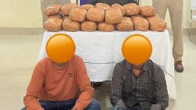 अंतर्राज्यीय गांजा तस्करों से 25 किलो का गांजा मिला, दो गिरफ्तार