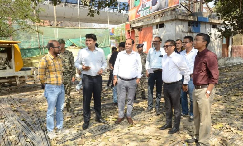 रायपुर में निर्माणाधीन नए तहसील कार्यालय का कलेक्टर ने किया निरीक्षण