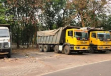 खनिज के अवैध उत्खनन एवं परिवहन मामले में 27 वाहन जब्त