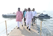 वनमंत्री केदार कश्यप ने ठेमली आईलैंड का किया निरीक्षण