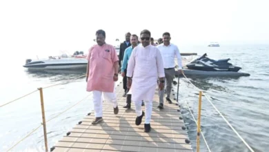 वनमंत्री केदार कश्यप ने ठेमली आईलैंड का किया निरीक्षण