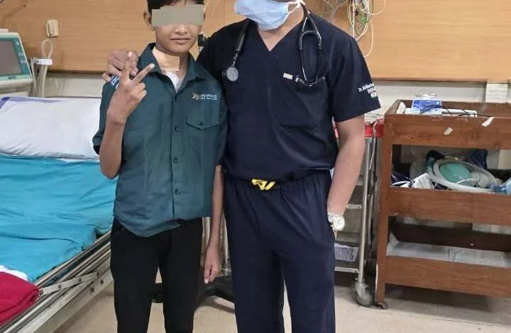 अम्बेडकर अस्पताल में 11 साल के बच्चे के दिल से चिपका दुर्लभ कैंसर निकाला, बना विश्व कीर्तिमान