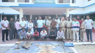 बाघ और तेंदुए के शिकार में शामिल डिप्टी रेंजर सहित 9 आरोपी गिरफ्तार