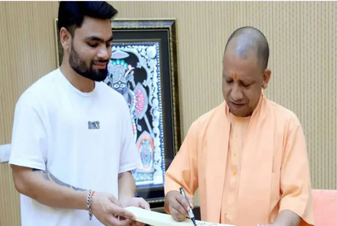 क्रिकेटर रिंकू सिंह बनेंगे यूपी में रीजनल स्पोर्ट्स ऑफिसर