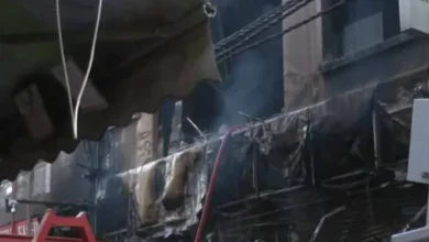 दिल्ली में चार मंजिला इमारत में आग लगने से 6 की मौत