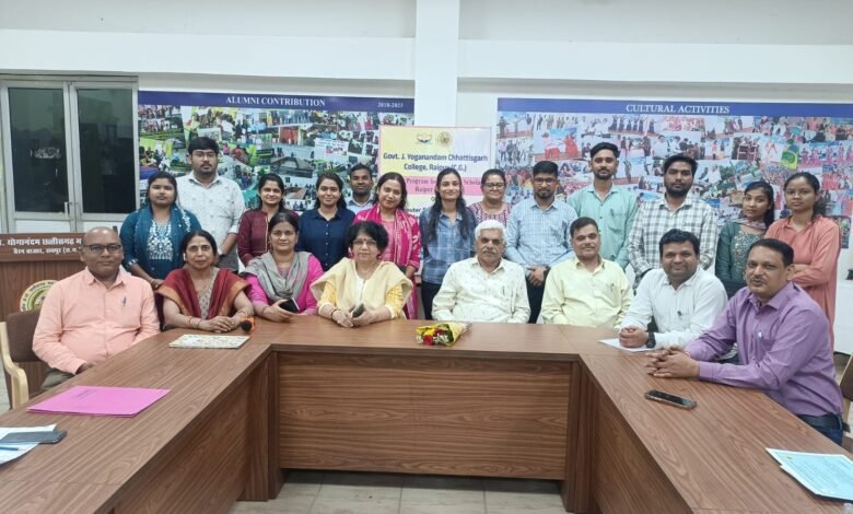 रायपुर में विज्ञान शोधार्थियों के लिए तीन दिवसीय रूसा 2.0 प्रशिक्षण कार्यक्रम का समापन