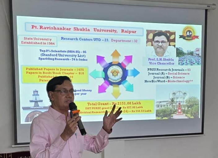 रायपुर में विज्ञान शोधार्थियों के लिए तीन दिवसीय रूसा 2.0 प्रशिक्षण कार्यक्रम का समापन