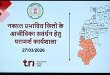 मुख्य सचिव श्री विकास शील की अध्यक्षता में सम्पन्न हुई नक्सल प्रभावित जिलों के आजीविका संवर्धन हेतु परामर्श कार्यशाला