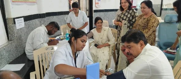 रेलवे में सेक्रो सदस्यों, महिला कर्मचारियों और महिला लाभार्थियों,अधिकारियों का कार्यकारी एवं सामान्य स्वास्थ्य जांच शिविर