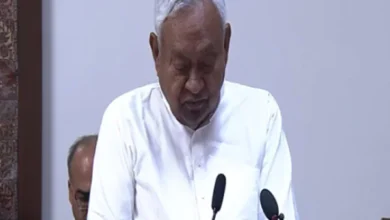 नीतीश कुमार ने राज्यसभा सदस्य के रूप में शपथ ग्रहण की