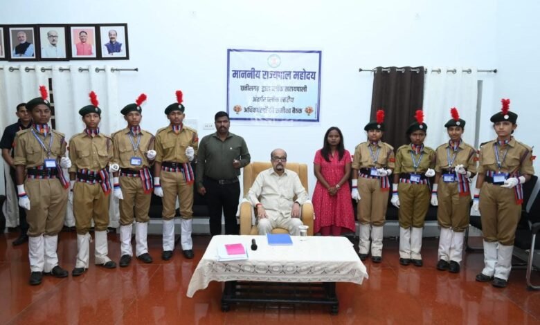 राज्यपाल से रेडक्रॉस प्रतिनिधियों ने की सौहार्दपूर्ण भेंट