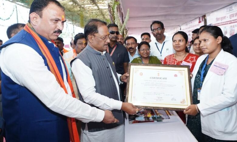 नक्सलमुक्त बस्तर में विकास की नई गूंज: मुख्यमंत्री श्री विष्णुदेव साय ने सुकमा को दी 308 करोड़ के विकास कार्यों की सौगात