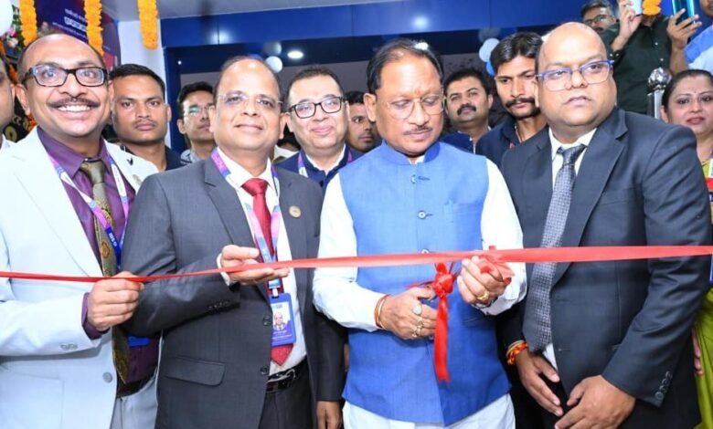 मुख्यमंत्री श्री विष्णु देव साय ने कचहरी चौक स्थित एसबीआई के नये भवन का किया शुभारंभ, आधुनिक बैंकिंग सुविधाओं से मिलेगा लाभ