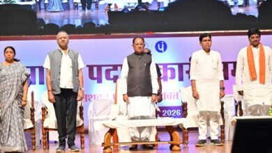 मुख्यमंत्री पंचायती राज दिवस के अवसर पर आयोजित पंचायत पदाधिकारी सम्मेलन में हुए शामिल