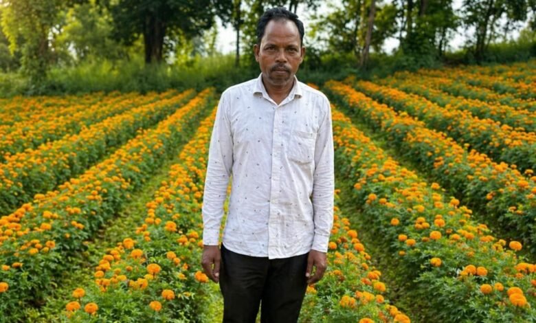 परंपरागत खेती छोड़ फूलों की खेती अपनाई, कम लागत में मिला ज्यादा मुनाफा