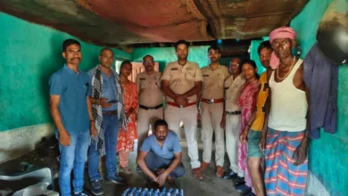 मध्यप्रदेश की शराब के साथ दो तस्कर गिरफ्तार