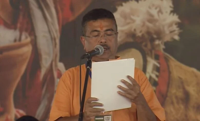 पश्चिम बंगाल में सत्ता परिवर्तन, सुवेंदु अधिकारी ने ली मुख्यमंत्री पद की शपथ