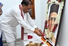 वीर सावरकर की जयंती पर मुख्यमंत्री श्री विष्णुदेव साय ने किया नमन